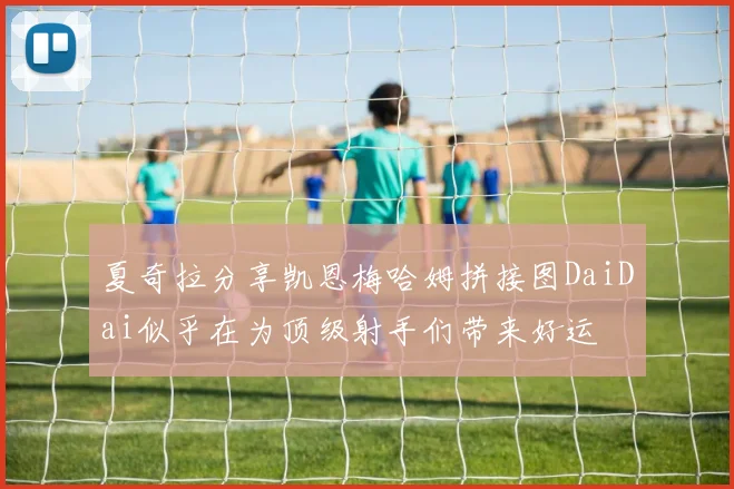 夏奇拉分享凯恩梅哈姆拼接图DaiDai似乎在为顶级射手们带来好运