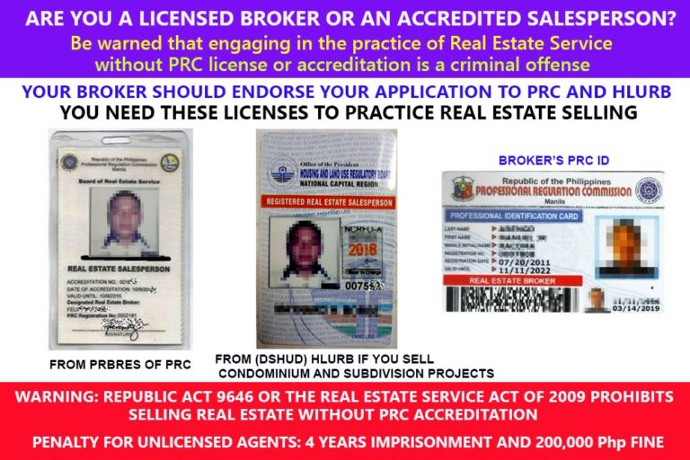 The difference between Real Estate Broker and Agent or Real Estate